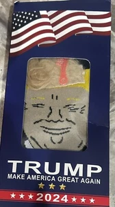 Election Eve Socks! Trump 2024 Make America Great Again Trump Hair/Comb Novelty - Picture 1 of 6