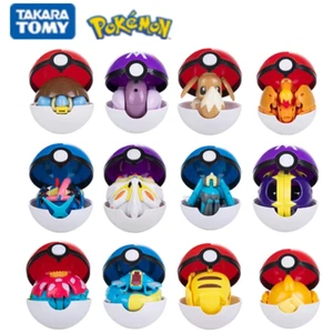 Pokemon Pokeball Figures - Deformation Toys Pikachu, Charizard, Eevee, Mewtwo - Picture 1 of 32
