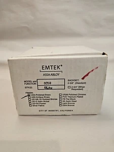 Emtek ASSA ABLOY, #8058, Elan Dummy Lever set US3 Satin Polished Brass - Picture 1 of 7