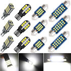 12pcs LED Interior Lights Bulbs Kit Car Trunk Dome License Plate Lamps 6000K Set