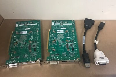 1 x Dell Quadro FX 1800 768MB PCIE GDDR3 Video Card 0P418M with DP to DVI cable@ - Image 1 of 4