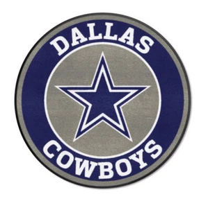 Dallas Cowboys 27" Roundel Area Rug Floor Mat NWT - Picture 1 of 3