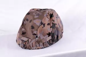 WW2 GERMAN HELMET COVER OAK LEAF PATTERN CAMOUFLAGE CANVAS FIELD COVER M34 M42 - Picture 1 of 2