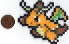 Dragonite Pokemon Mini Bead Sprite Perler Artkal Pixel Art Icon Retro Sun Moon