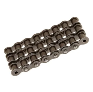 #60-3 Triple Strand Riveted Roller Chain 10FT Roll with Connecting Link - Picture 1 of 2