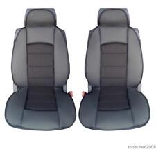 Produktbild - 2x Sitzbezüge Schonbezüge Schwarz Premium Stoff Hochwertig passend für