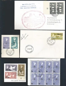 FALKLAND SOUTH GEORGIA 1971-78 - TEN (10) BLOCK ALL USED - Picture 1 of 2