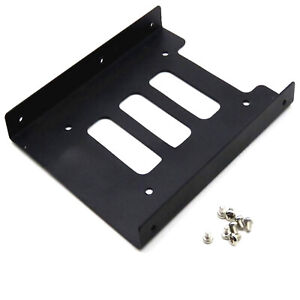 Bay SSD/HDD Metal Hard Drive Mounting Bracket Adapter Tray Holder With Screw