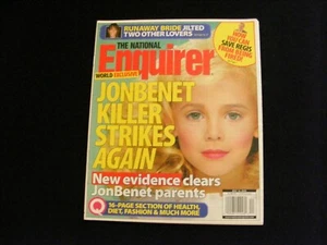 NATIONAL ENQUIRER magazine 2005 05 16 JonBenet Runaway Bride Regis Philbin - Picture 1 of 2