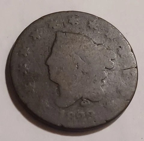 1823 Large Cent Cover