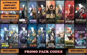 MAGIC MTG ARENA CODE CARD PACKS DUSKMOURN BLOOMBURROW OUTLAWS MANOR PROMO PACK - Imagen 1 de 16