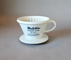 Melitta Nr. 101 Kaffee Schnell Filter 2-3 Tassen 8 Loch Deutsches Reichs Patent - Bild 1 von 10