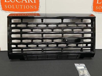 Parrilla delantera Adventure STYLE negro brillante para Land Rover Defender 90 110 Foto 1 de 4