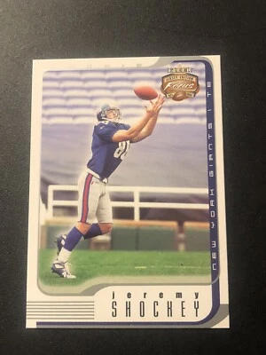 2002 Fleer Focus Jersey Edition /1850 Jeremy Shockey #105 Rookie RC - Image 1 of 2