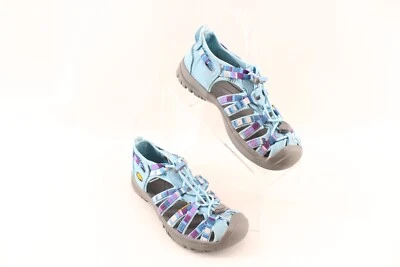 Sandalias Keen Whisper Azul Púrpura Sintéticas Senderismo Lavables Impermeables Juveniles 3 EE. UU. Foto 1 de 4