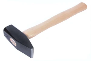 PICARD Schlosserhammer 1 kg Hammer Vorschlaghammer DIN 1401 Holzstiel 1000 g - Bild 1 von 3