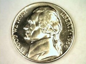 1966 JEFFERSON NICKEL SPECIAL MINT SET SMS GEM / SUPERB UNCIRCULATED CAMEO - Picture 1 of 2