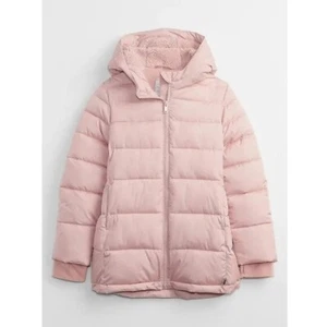 GAP Kids Girls ColdControl Max Long Puffer Coat Jacket Pink XL - Picture 1 of 7