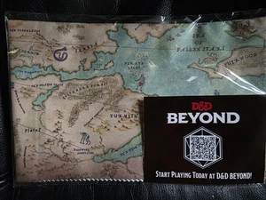 Limited Edition Dungeons & Dragons Honor Among Thieves Promo Cloth Map New! - Bild 1 von 2