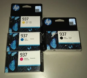 Original HP 6C400NE / 937 Tintenpatronen Set 4 Farben für Pro 9100 Series NEU - Bild 1 von 2