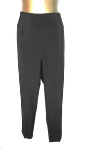Joseph Ribkoff Black trousers 10 pull on slight taper JR clasp NEW (8811 - Picture 1 of 5