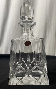 Gorham Lady Anne Full Lead Fine Crystal Large Wine Spirit Decanter Czech Republi - Picture 1 of 9