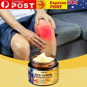 60g Bee Venom Joint Therapy Cream Reduce Pain Relieve Muscle Cream for Men - Picture 1 of 13
