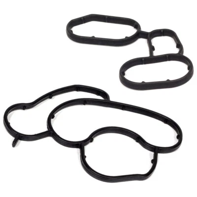 2x ORIGINAL BMW Dichtung Ölfiltergehäuse Ölkühler 11427508970 + 11427508971 - Bild 1 von 3