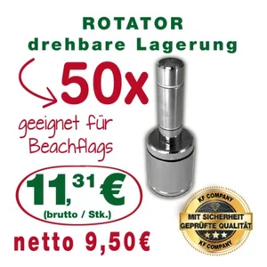 50 x Rotator, Swivel Storage for Beach Flags Floor Mount - Picture 1 of 2