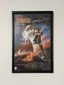 Back To The Future Signed 11x17 Poster - Michael J Fox, Christopher Lloyd w/ COA - Picture 1 of 1