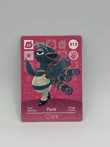 Pave 313 Animal Crossing Amiibo Card Serie 4 Ufficiale Nintendo New Horizons - Foto 1 di 2