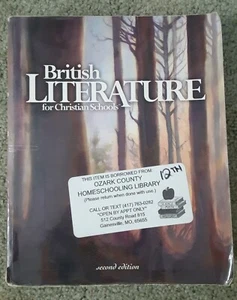 British Literature for Christian Schools BJU Press 2nd Edition Homeschool - Foto 1 di 12