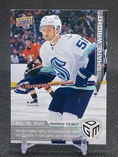 2022-23 Upper Deck Game Dated Moments Debut Shane Wright #2 Rookie RC - Mint Qty