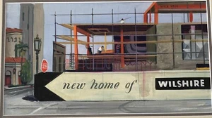 Los Angeles California Wilshire Blvd Mid Century Industrial Cityscape Vibrant - Bild 1 von 11