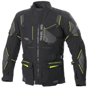 BÜSE Travel Pro Textiljacke, schwarz-neongelb, Gr. 52 - Bild 1 von 2