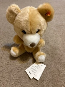 Steiff EAN 013041 Ben Big Head Teddy Bear Blonde NEW NWT Plush Soft Cute - Picture 1 of 5