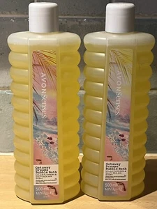 Avon Senses Getaway Dreams Solar Flowers & Salty Sea Air Bubble Bath 500ml x2 - Picture 1 of 1