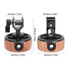 Round Side Camera Handle Handgrip Wooden Quick Release NATO Rail Rod Clamp F ZZ1