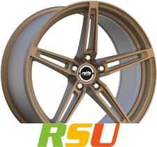 Produktbild - Raffa Wheels RF-01 bronze matt 8.5x19" ET45 LK5 112 ML 66.6 Alufelgen 19 Zoll
