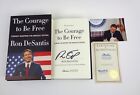 Ron Desantis For President 2024 Signed Autograph The Courage To Be Free Book COA