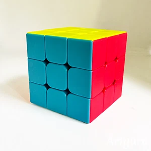 Speed 3x3x3 Stickerless Rubik’s Cube, Magic Puzzle Twist Gift Toy Fast smooth - Picture 1 of 4