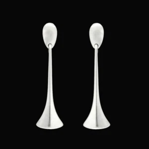 Hans Hansen. Sterling Silver Screw Back Earrings #444 - Bent Gabrielsen - Picture 1 of 4