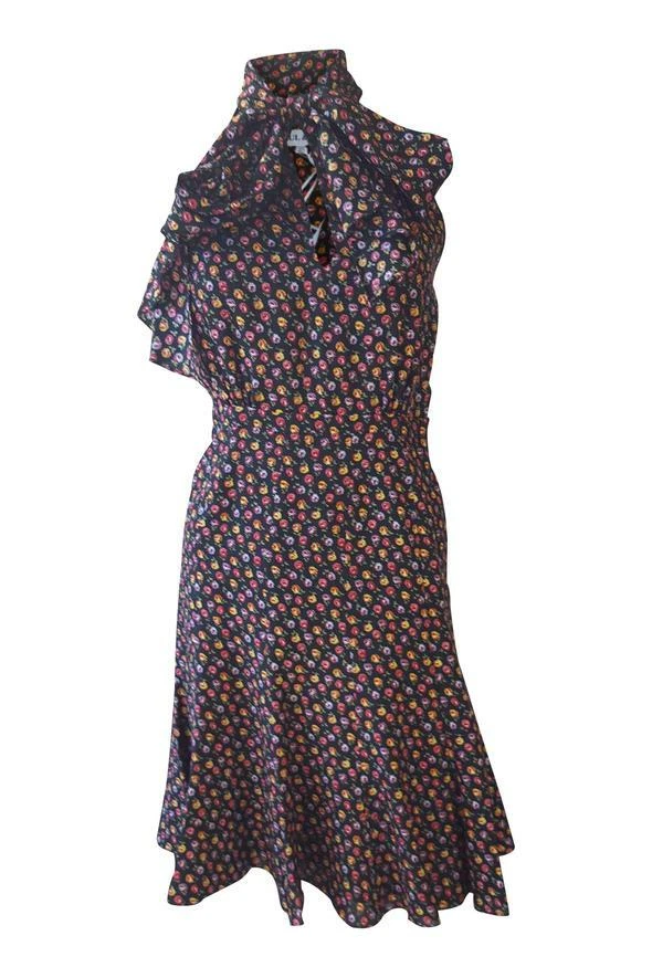 Paul & Joe Париж домино в горошек большой бант на груди платье (Uk 8) - Изображение 1 из 4