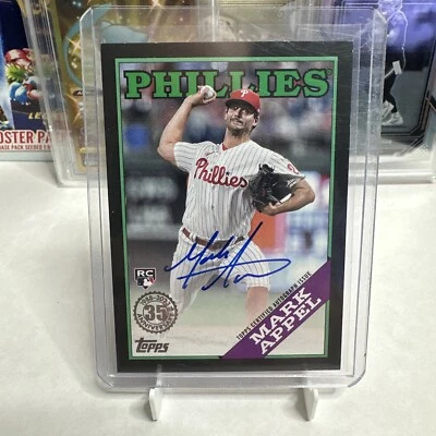2023 Topps 系列 1 Mark Appel 1988 Topps 黑色边框卡签名 #’d/199 RC — 第 1/4 张图片