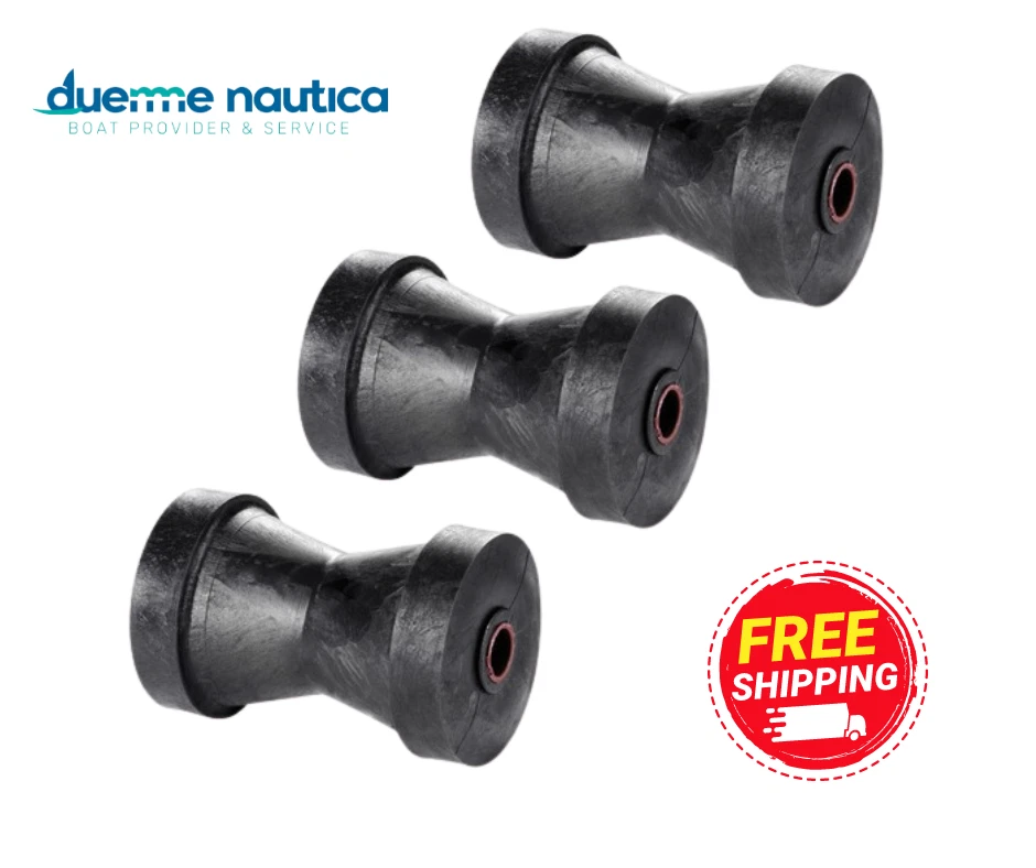 Rullo centrale 130 mm Nero | osculati 02.003.00