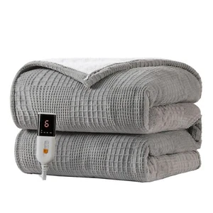 Heated Blanket Electric Blanket Throw 50''X60''-Heating Throw with 6 Heat Set... - Picture 1 of 7