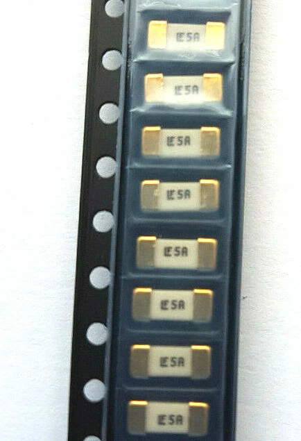 FUSE 5A Nano 125v SMD Size 6.1mmx2.69mm LF 5a V. Fast Acting Littlefuse x10pcs