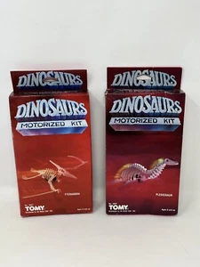Vintage Tomy Dinosaurs Pteranodon, Plesiosaur, New in Box - Zoids - Picture 1 of 10