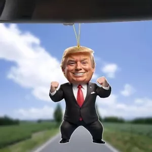 Patiotic Donald Trump 2024 Acrylic Tree Decor Christmas Ornament Holiday Gifts - Picture 1 of 5