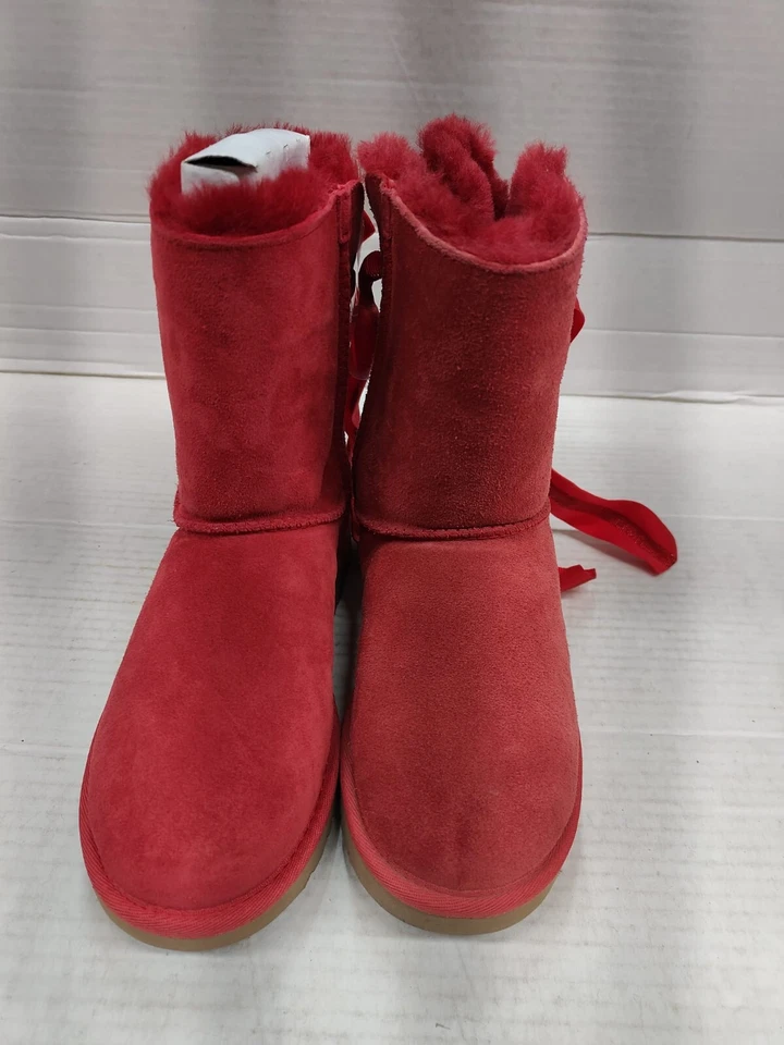 UGG Women's Customizable Bailey Bow Short Boot Size 5 | Fur-Lined Shoes Footwear - Image 1 of 4